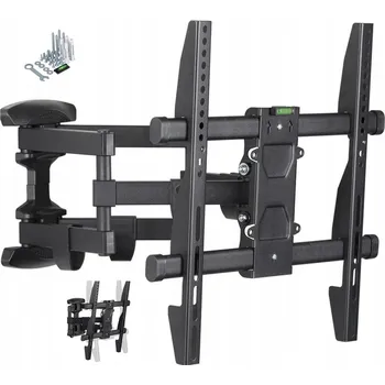 Televizní držák OTOČNÝ NASTAVITELNÝ DRŽÁK NA TELEVIZI 43 PALCŮ JVC NA ZEĎ S REGULACÍ