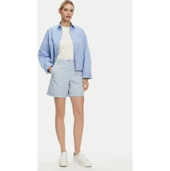 Pánské oblečení Tommy Hilfiger Šortky z materiálu WW0WW42457 Světle modrá Regular Fit 34