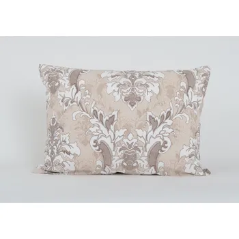 Povlečení Povlak na polštář 70x50 - bavlna perkál, béžové ornamenty