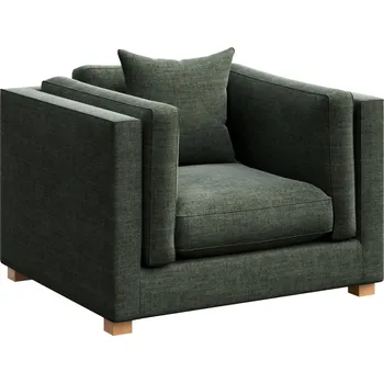 Křeslo Zelené čalouněné křeslo Ame Yens Pomo