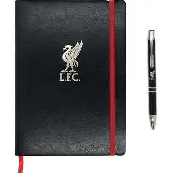 Zápisník Liverpool FC Zápisník A5 Liverpool FC, černý, s propiskou