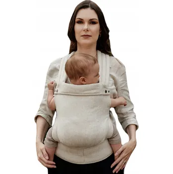 Ergonomické NOSÍTKO QUSY SAND STORIES OAT s lnem a bambusem