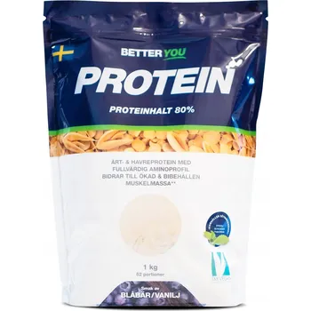 Protein Protein rostlinný protein BetterYou prášek 1000 g jahodová příchuť