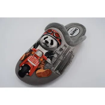 Dětská sportovní obuv SANTÉ chlapecký domácí pantofel AB/10641 GRIS pand Velikost: 32