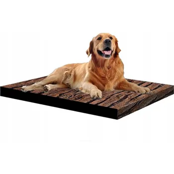 Pelíšek pro psa Velká ortopedická matrace pelíšek s paměťovou pěnou XL 80x55x7 Akácie
