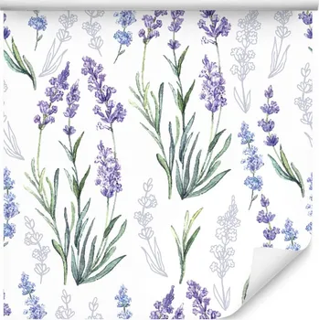 Tapeta 10m TAPETA na zeď levandule květy ložnice