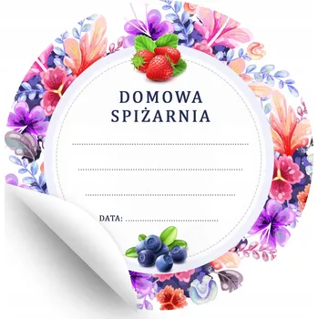 Samolepící etiketa Samolepky, komiksy Samolepky na zavařeniny sklenice džemy , etikety 50 ks, etikety na zavařeniny , etikety na džemy , džemy