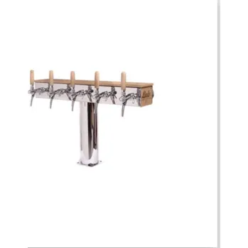 Výčepní technika LINDR.CZ Stojan Lindr T Grand 5 x kohout DUB světelná reklama