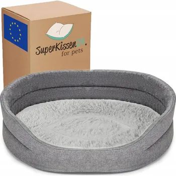 Pelíšek pro psa Polštáře 24 Nepromokavý Pelíšek pro psa kočku s kožešinou STANDARD M LINEN