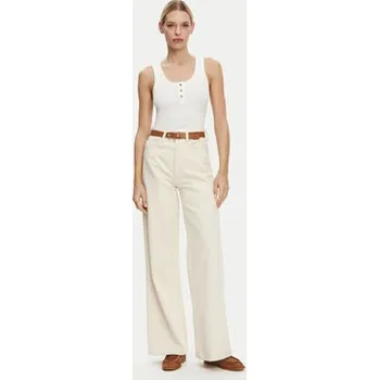 Pánské oblečení Tommy Hilfiger Top Henley WW0WW43920 Bílá Slim Fit XS