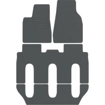 autokoberec Kobercové rohože Edecor velurové 4 ks