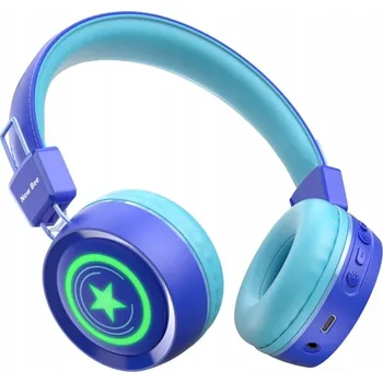 Sluchátka Bezdrátová sluchátka přes uši New Bee NB KH22B Składane niebieskie