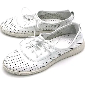 Dámské polobotky Dámské kožené polobotky G 333 0001 Phany bílá Barva: Bílá, Velikost: 38