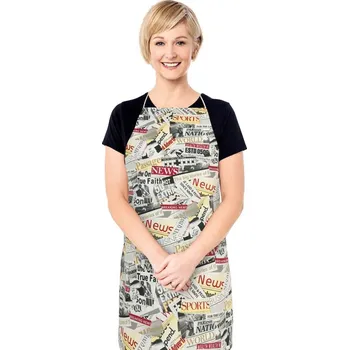 Kuchyňská zástěra Bellatex Kuchyňská zástěra ADÉLA Červená,Černá,Bílá