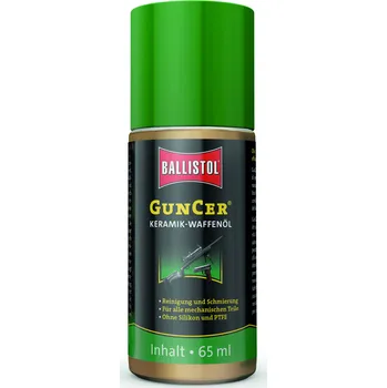 Čištění zbraně GunCer zbrojní olej s keramikou Ballistol 65 ml