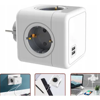 Elektrická zásuvka Elektrická Zásuvka DCZ0022 šedá