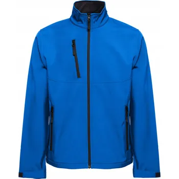 Pánská bunda Pánská softshellová bunda nepromokavá větruodolná bez kapuce modrá XXL