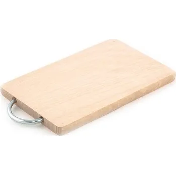 Kuchyňské prkénko prkénko 35x22x1,6cm, kov.úchyt, dřevo