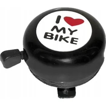 Zvonek na kolo Cyklistický zvonek bílý AWR1634