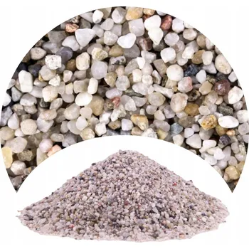 Dekorace do akvária Písek do Akvária Stelivo Šedý 1-3mm 24kg