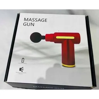 Masážní přístroj Mini masážní pistole pro hloubkovou masáž (červená)