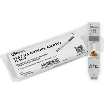 Diagnostický test Drogový test COT ze slin kazeta (nikotin, kotinin) - 1ks 1 ks