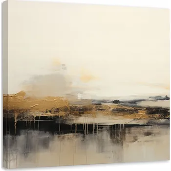 Obraz Obraz na plátně, Moderní Abstrakce Béžová 30x30