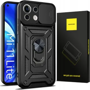 Pouzdro na mobilní telefon Zadní Kryt Spacecase pro Xiaomi Mi 11 Lite, černý