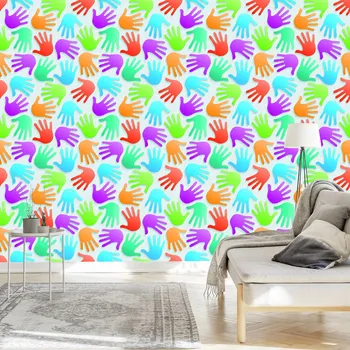 Fototapeta 10m 3D TAPETA s barevným vzorem do dětského pokoje