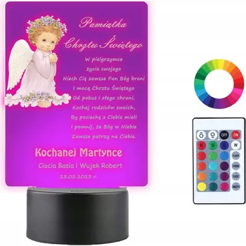 Lampička Plexido vícebarevná Noční lampa