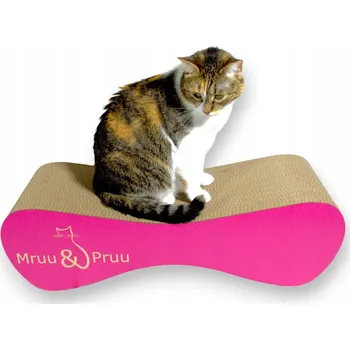 Nízké škrabadlo, pelíšek, škrabací podložky Mruu&Pruu do 60 cm