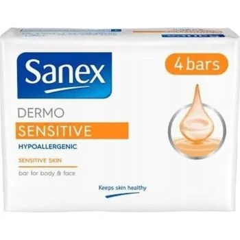 Koupelová kosmetika Tyčinkové mýdlo Sanex Dermo ProtSens 90 g - balení 4 ks