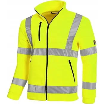 pracovní mikina PRACOVNÍ FLEECE MIKINA FLEECOVÁ ŽLUTÁ HV PROCERA 3XL