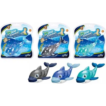 Bazén Potápěcí delfín se světlem - černý