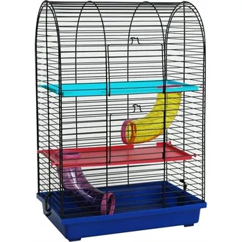 Klec pro křečka hlodavce patrová 45x28x51 lux 2