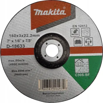 Řezný kotouč Řezací kotouč Makita D-18633 180 x 22,2 mm pro betonu
