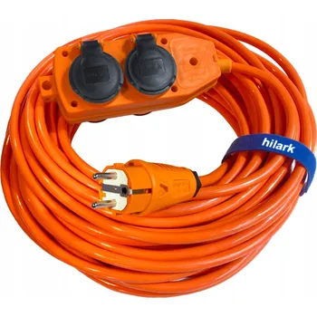 Napájecí kabel Prodlužovací Kabel kabel Hilark pro zahradu 45 m, 4 ks oranžový