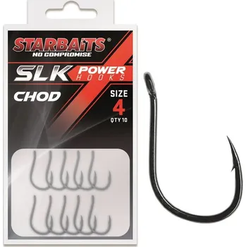 Rybářský háček STARBAITS Háčky Power PTFE TEFLON Chod 10ks #4 (STARBAITS Háčky Power PTFE TEFLON Chod 10ks #4)