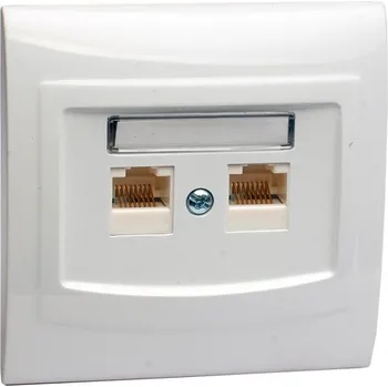 Elektrická zásuvka Internetová zásuvka nástěnná Polmark bílá