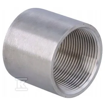 Fitinka Gebo Nátrubek 1 1/2" závitová, nerezová ocel