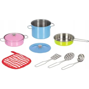 Dětská kuchyňka Barevné hrnce a příslušenství Goki