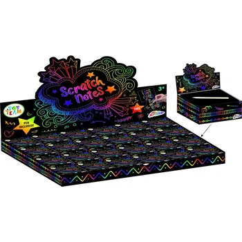 vyškrabávací obrázek Vyškrabávací obrázky v notýsku