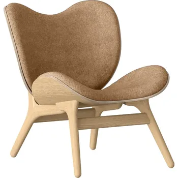 Křeslo Umage Dubové křeslo A Conversation Piece s hnědým čalouněním