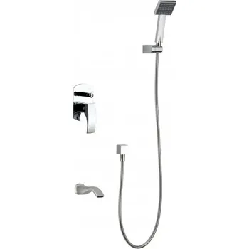 Vodovodní baterie Podomítková vanová baterie Blue Water LIWIA stříbrná