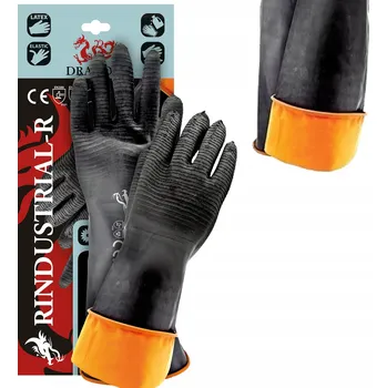 Pracovní rukavice Rukavice Reis Rukavice Ochranné Chemické Rukavice Latexové 60CM velikost 11 - XXL 1 pár