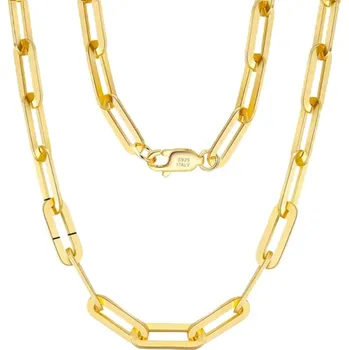 Řetízek Majya Stříbrný řetízek LOGAN 45 cm | šířka 9,3 mm pozlacený Ag/; ≤4,65 g 11508