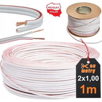 elektrický kabel Kabel elektrický Kulatý, ohebný (lanko), reproduktorový Flash 2 x 1,0