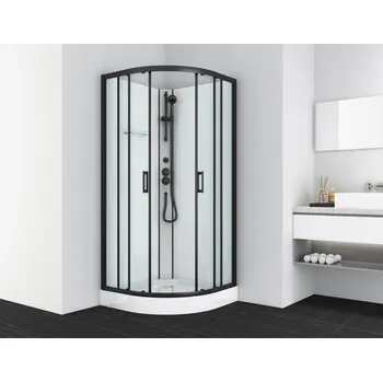 Sprchový box RAKOUSKÝ produkt - Sprchový box DALLAS black 90x90x210 (CL11B)