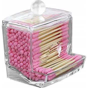 Dóza na potraviny Průhledný zásobník / dóza na vatové tyčinky