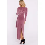 Made of Emotion Večerní šaty M828 Růžová Premium Fit L